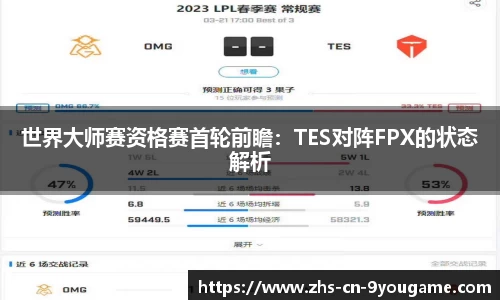 世界大师赛资格赛首轮前瞻：TES对阵FPX的状态解析